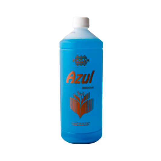 Azul caja de 6 botellas