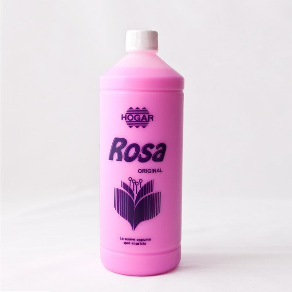 Botella de Limpiador Rosa concentrado para ropa y textiles con aroma floral